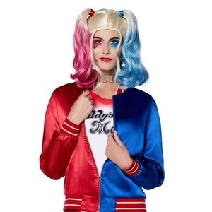 Suicide Squad Harley Quinn Women's Juniors Bomber Jacket Size Small